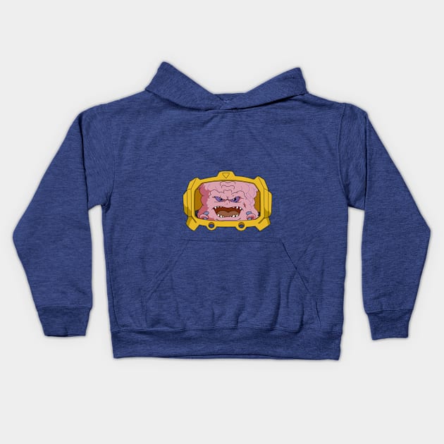 Krangs final form Kids Hoodie by RetroFreak